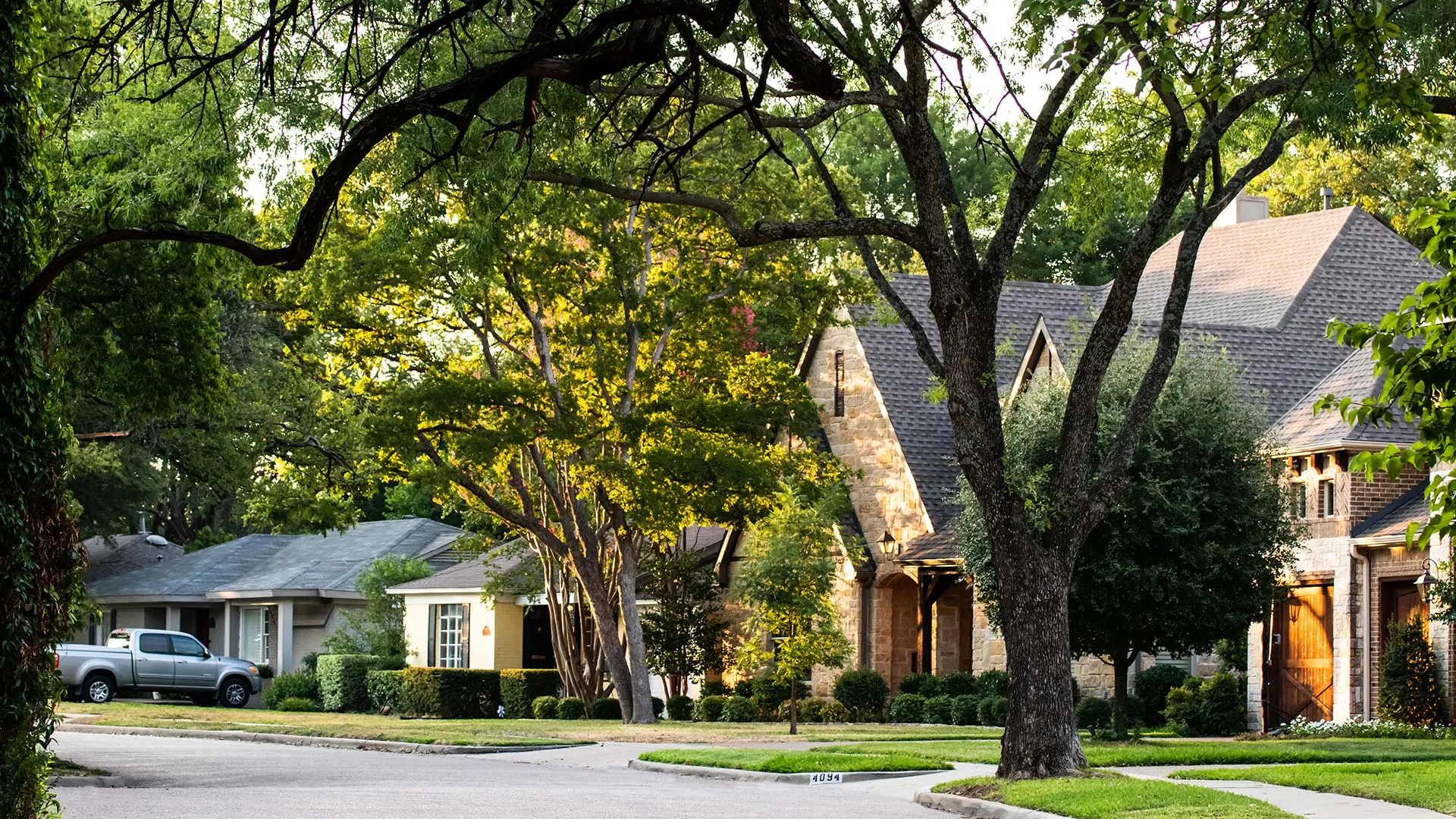 A neighborhood in Plano, TX. 